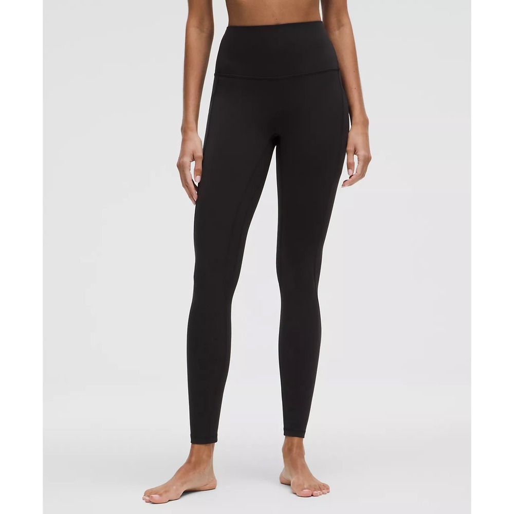 Lululemon Align‎ HR Pant 28 Pockets Black Nulu Yoga Leggings LW5IK3S Size 2 - Picture 1 of 7